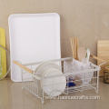 iron dishes drain kitchen racks dish storage rack